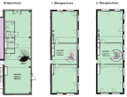 Neubau-Gewerbeflächen in Berlin-Mitte - Grundriss Kopfbau EG-2. OG