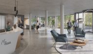 Bürogebäude im Norden Berlins ab 2024 - Innenvisualisierung